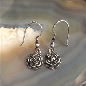 Rose earrings